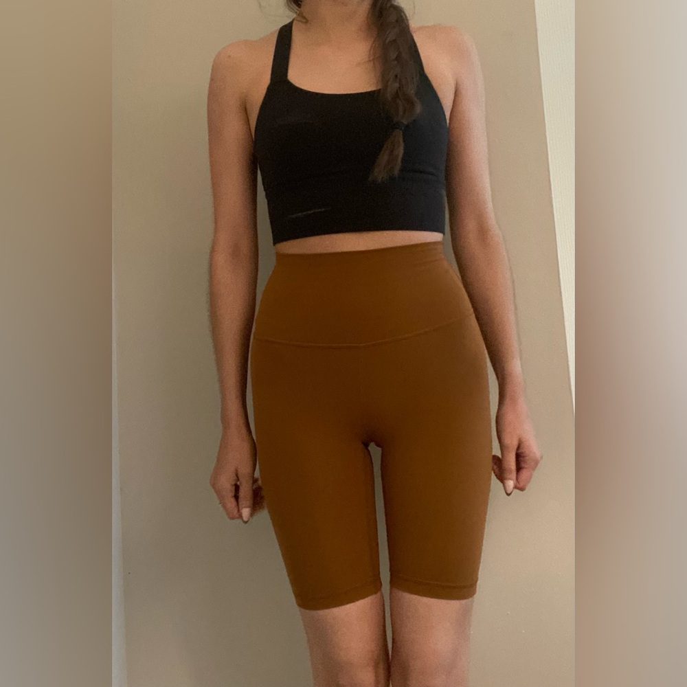 Lululemon High Rise Short 8” - Rust Brown - Picture 2 of 6